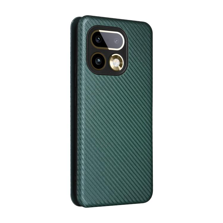 For Realme 16 Pro+ 5G Carbon Fiber Texture Flip Leather Phone Case