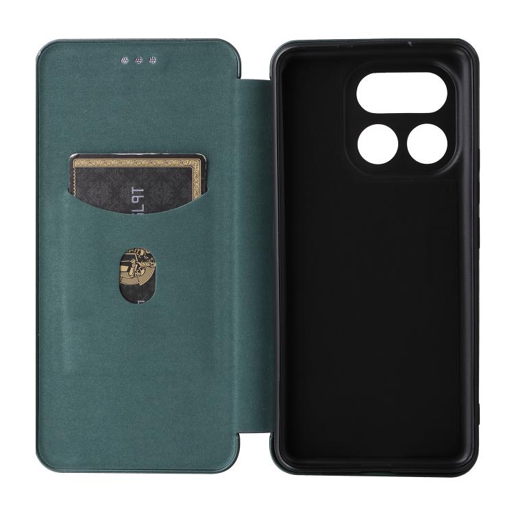 For Realme 16 Pro+ 5G Carbon Fiber Texture Flip Leather Phone Case