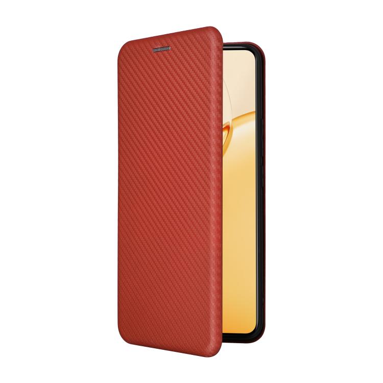 For Realme 16 Pro+ 5G Carbon Fiber Texture Flip Leather Phone Case