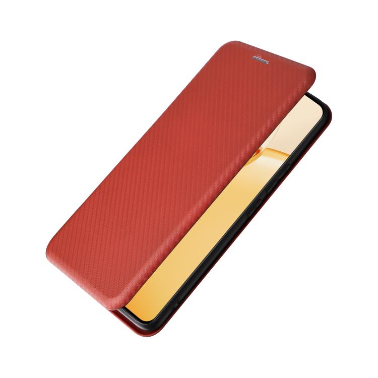 For Realme 16 Pro+ 5G Carbon Fiber Texture Flip Leather Phone Case