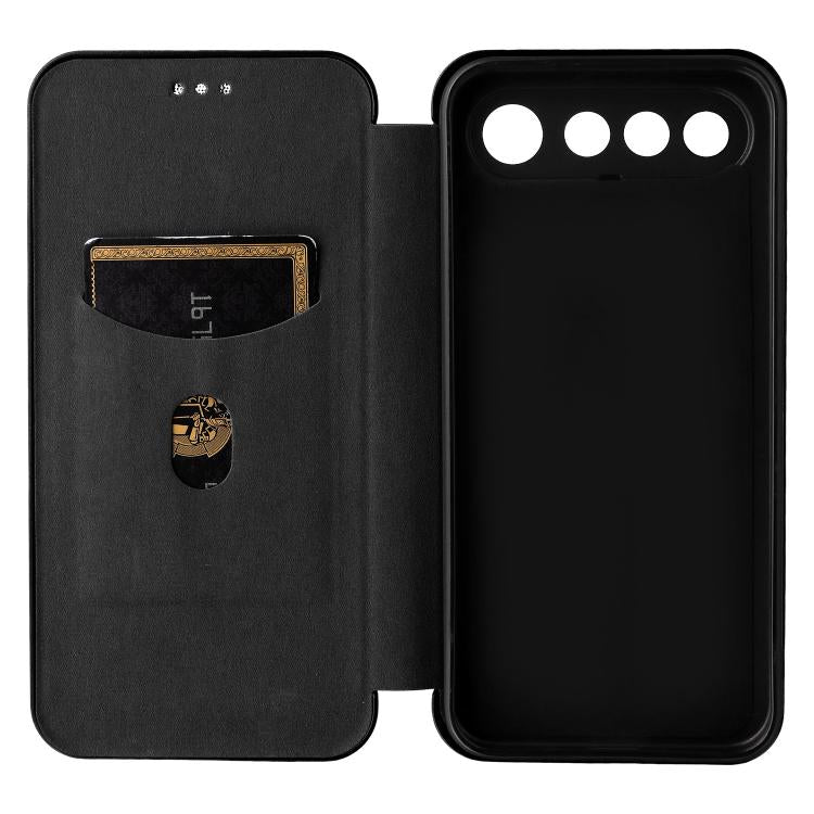 For Realme 16 5G Carbon Fiber Texture Flip Leather Phone Case