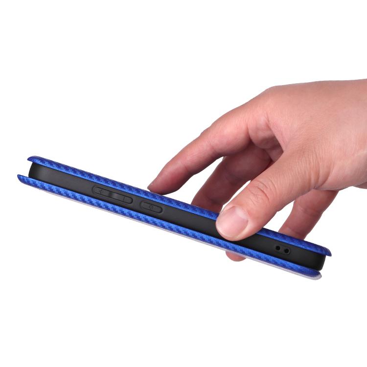 For Realme 16 5G Carbon Fiber Texture Flip Leather Phone Case