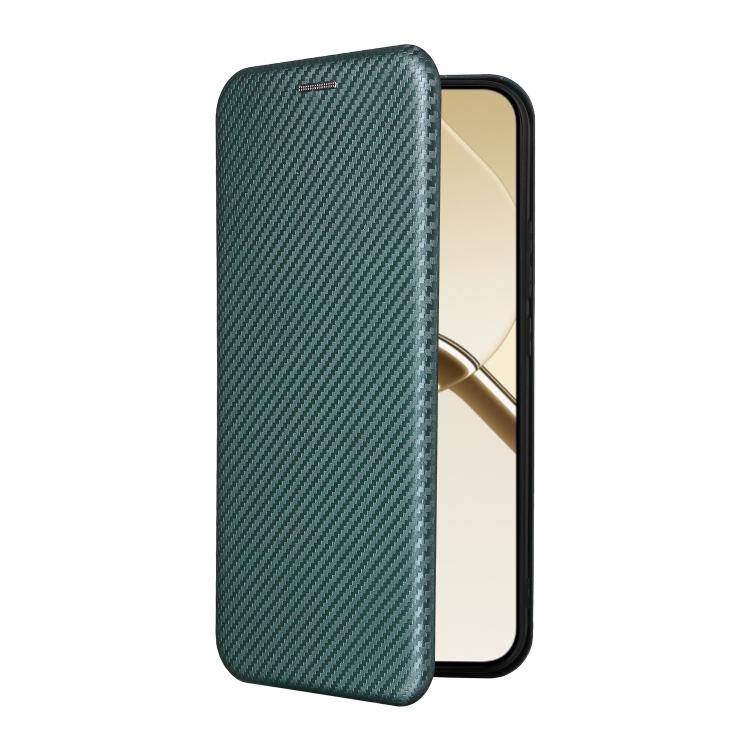 For Realme 16 5G Carbon Fiber Texture Flip Leather Phone Case