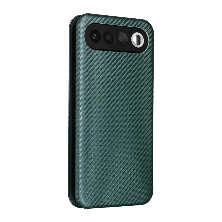 For Realme 16 5G Carbon Fiber Texture Flip Leather Phone Case