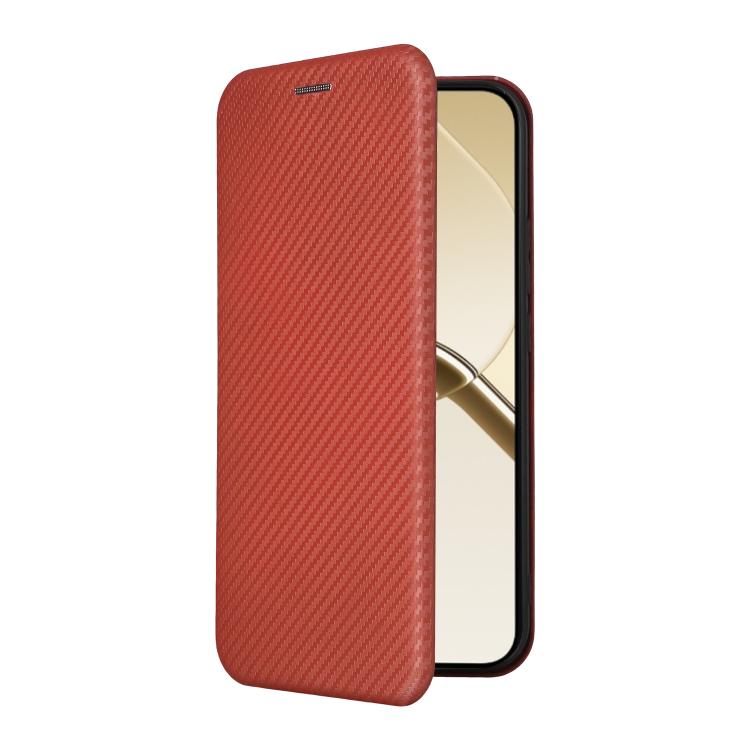 For Realme 16 5G Carbon Fiber Texture Flip Leather Phone Case