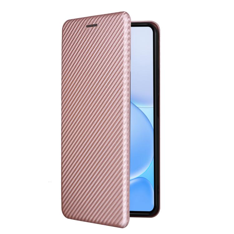 For Realme Note 80 4G Carbon Fiber Texture Flip Leather Phone Case