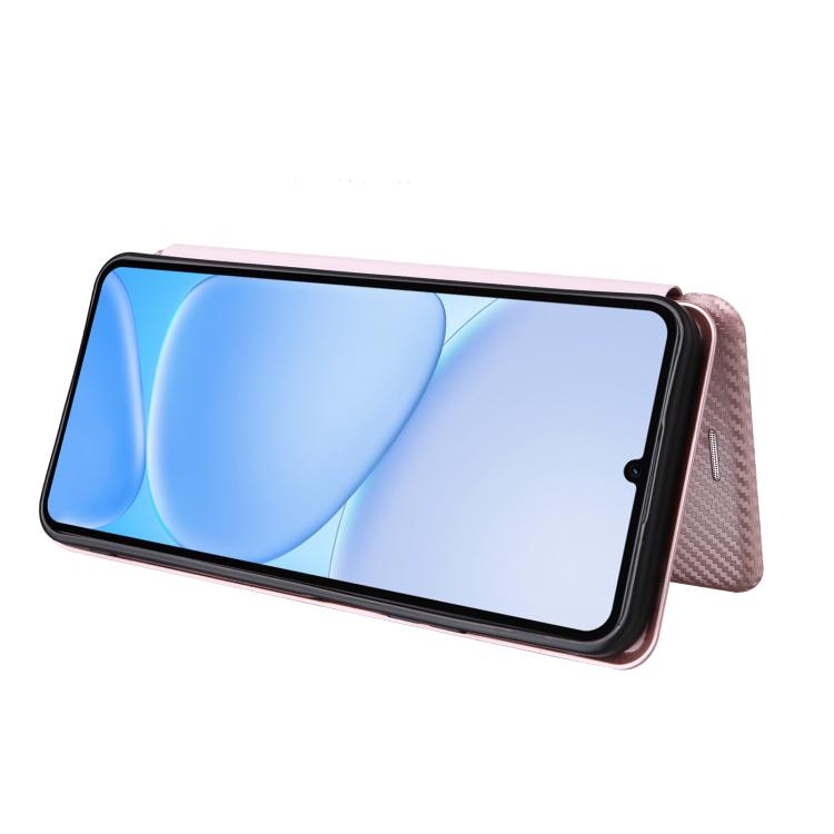 For Realme Note 80 4G Carbon Fiber Texture Flip Leather Phone Case