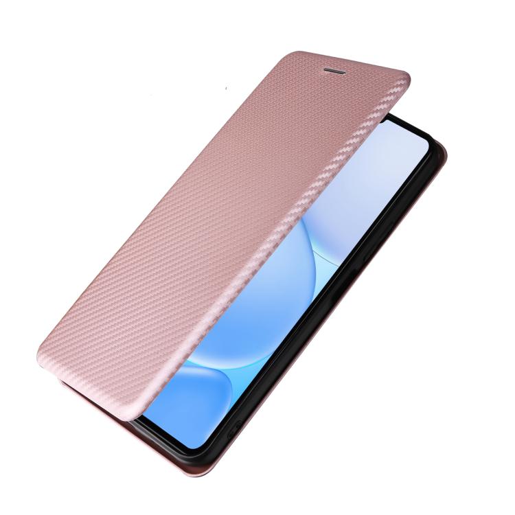 For Realme Note 80 4G Carbon Fiber Texture Flip Leather Phone Case