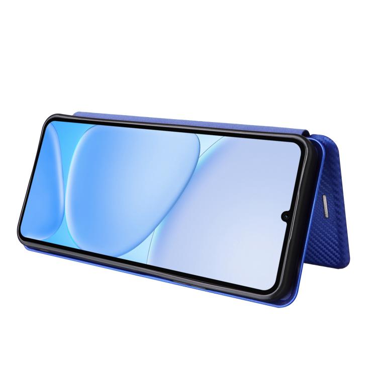 For Realme Note 80 4G Carbon Fiber Texture Flip Leather Phone Case