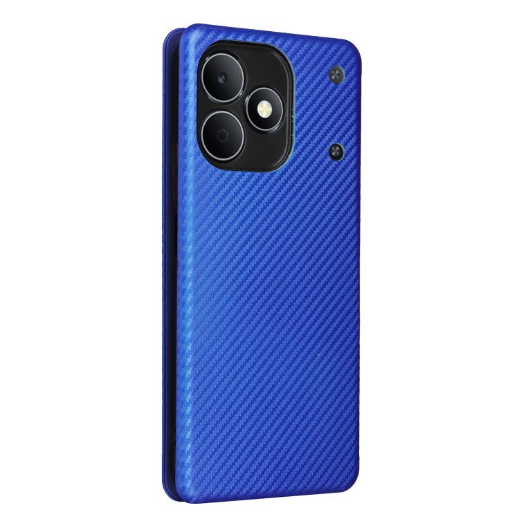 For Realme Note 80 4G Carbon Fiber Texture Flip Leather Phone Case