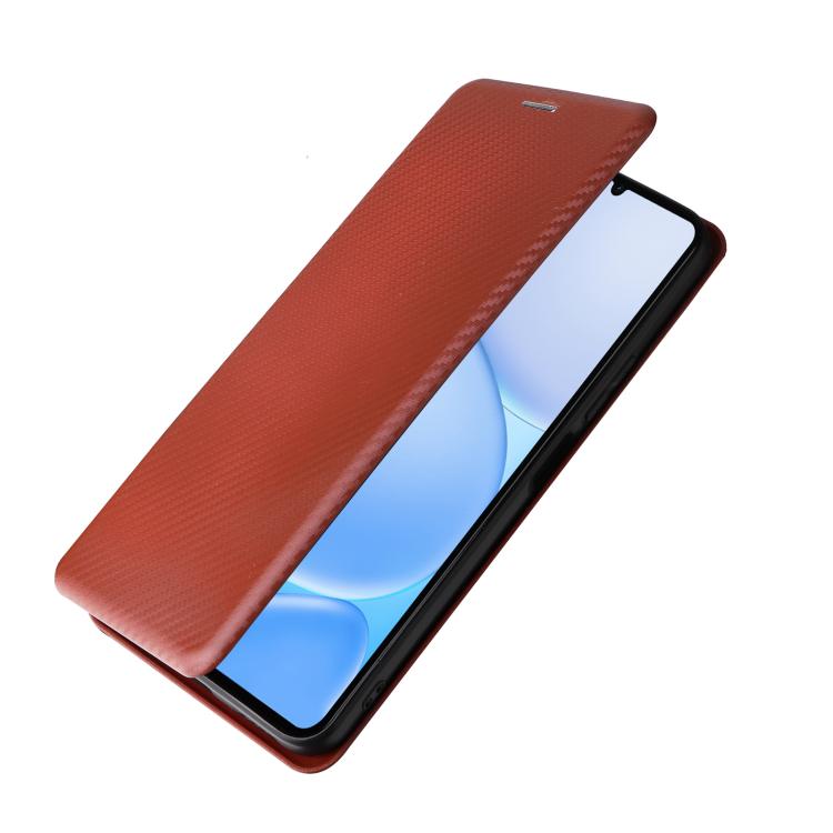 For Realme Note 80 4G Carbon Fiber Texture Flip Leather Phone Case