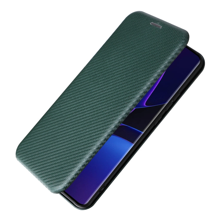 For Motorola Edge 40 Carbon Fiber Texture Flip Leather Phone Case