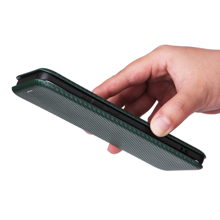 For Motorola Edge 40 Carbon Fiber Texture Flip Leather Phone Case