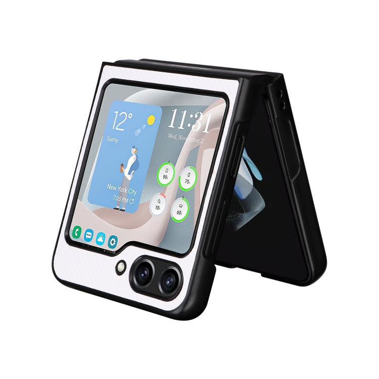 For Samsung Galaxy Z Flip5 5G PU Leather PC Phone Case