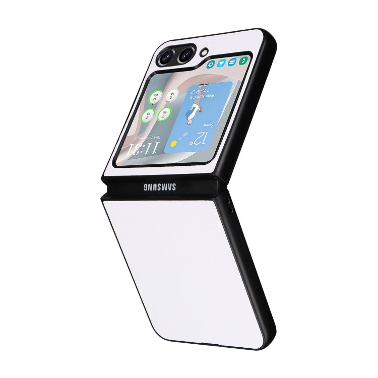 For Samsung Galaxy Z Flip5 5G PU Leather PC Phone Case
