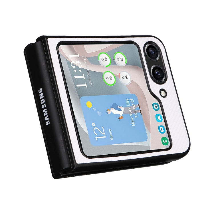 For Samsung Galaxy Z Flip5 5G PU Leather PC Phone Case