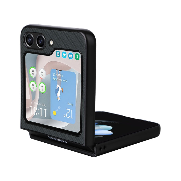 For Samsung Galaxy Z Flip5 5G PU Leather PC Phone Case