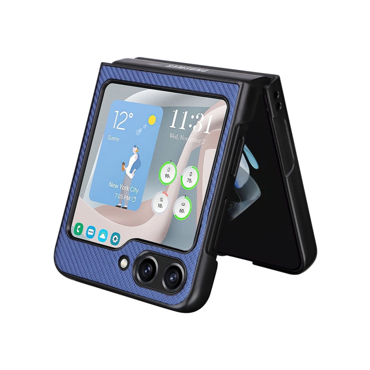 For Samsung Galaxy Z Flip5 5G PU Leather PC Phone Case