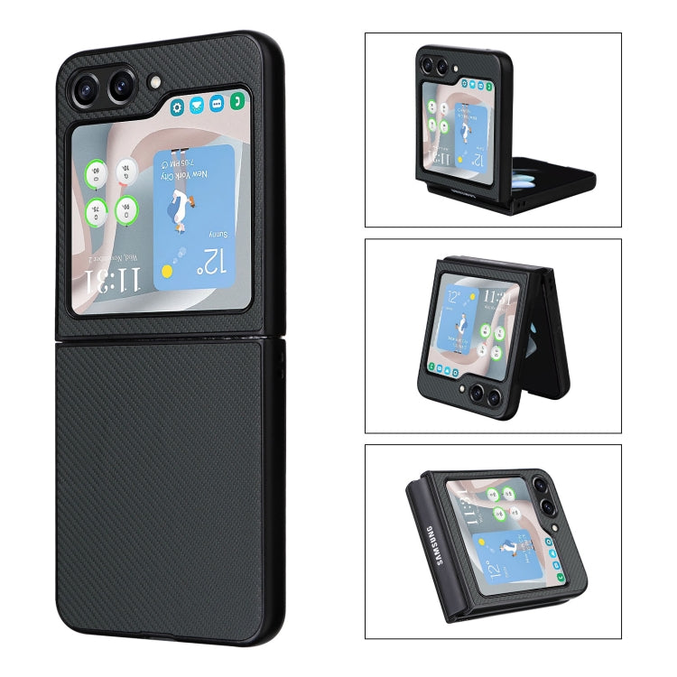 For Samsung Galaxy Z Flip5 5G PU Leather PC Phone Case
