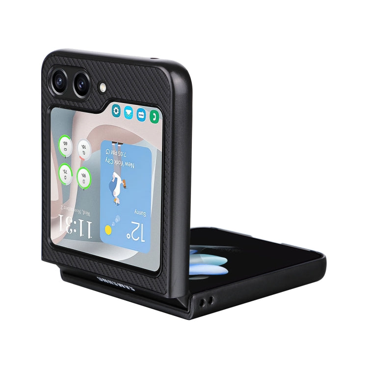 For Samsung Galaxy Z Flip5 5G PU Leather PC Phone Case