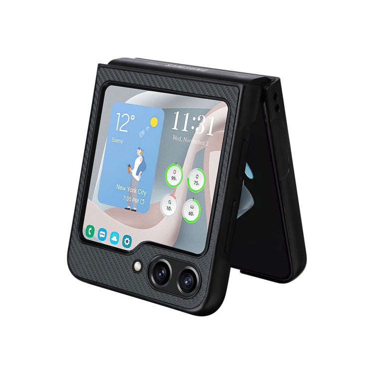 For Samsung Galaxy Z Flip5 5G PU Leather PC Phone Case