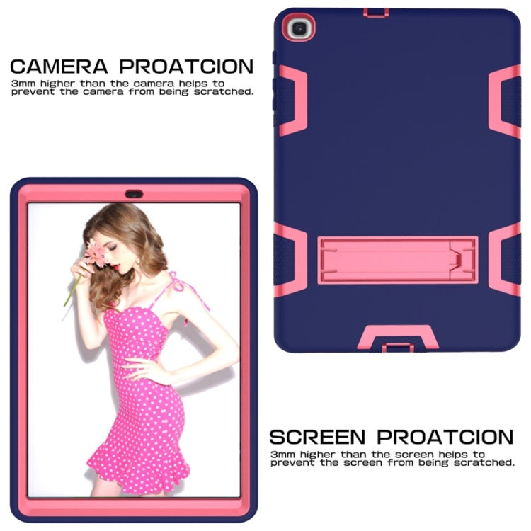 For Samsung Galaxy Tab A 10.1 (2019) T510 Shockproof PC + Silicone Protective Caseï¼Œwith Holder