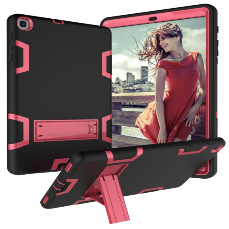 For Samsung Galaxy Tab A 10.1 (2019) T510 Shockproof PC + Silicone Protective Caseï¼Œwith Holder