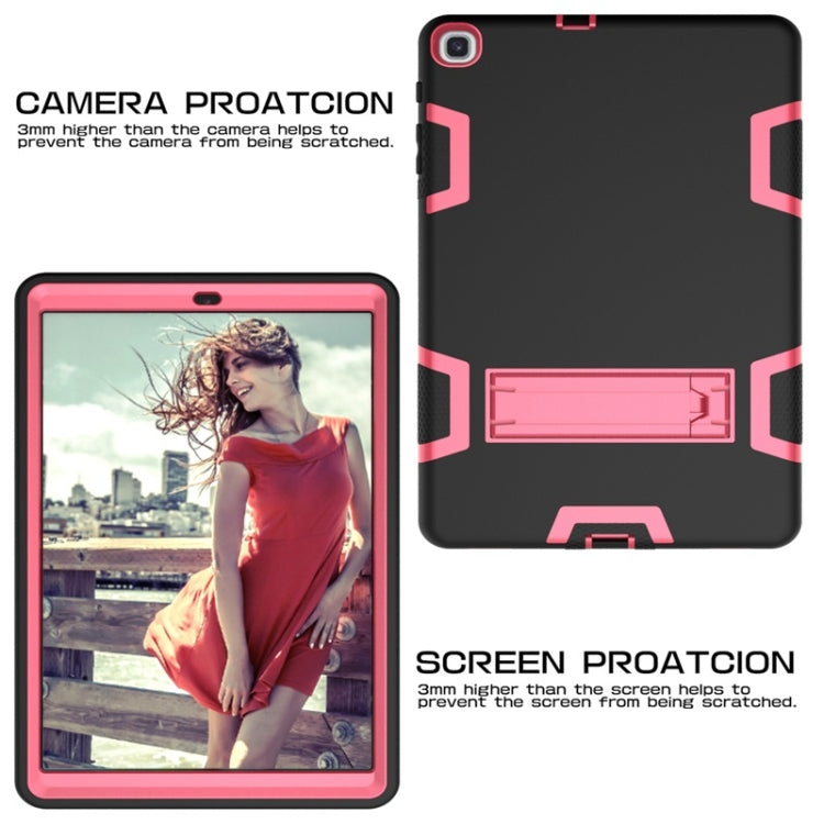 For Samsung Galaxy Tab A 10.1 (2019) T510 Shockproof PC + Silicone Protective Caseï¼Œwith Holder