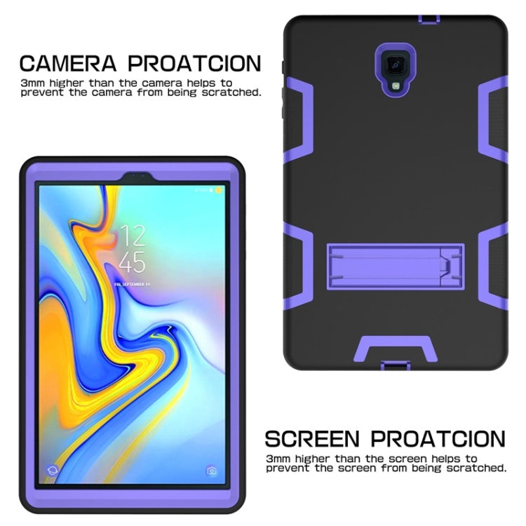 For Samsung Galaxy Tab A 10.5 T590 Shockproof PC + Silicone Protective Caseï¼Œwith Holder