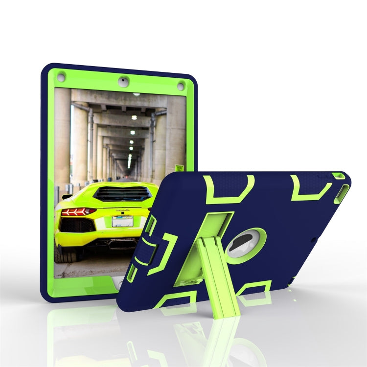 For iPad Air Shockproof PC + Silicone Protective Caseï¼Œwith Holder