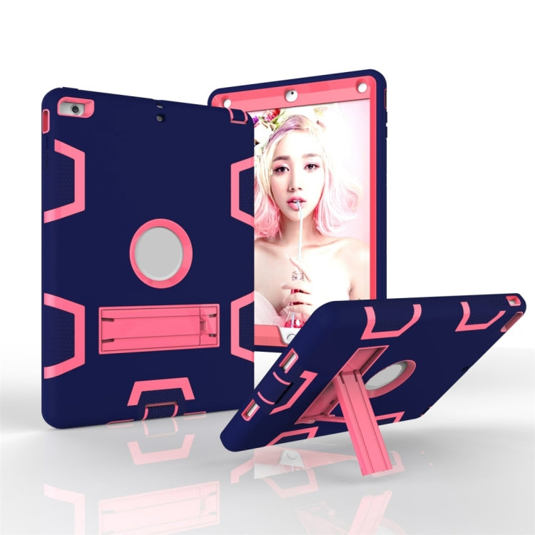 For iPad Air Shockproof PC + Silicone Protective Caseï¼Œwith Holder
