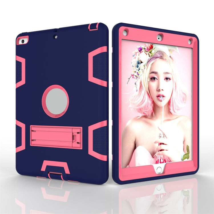 For iPad Air Shockproof PC + Silicone Protective Caseï¼Œwith Holder