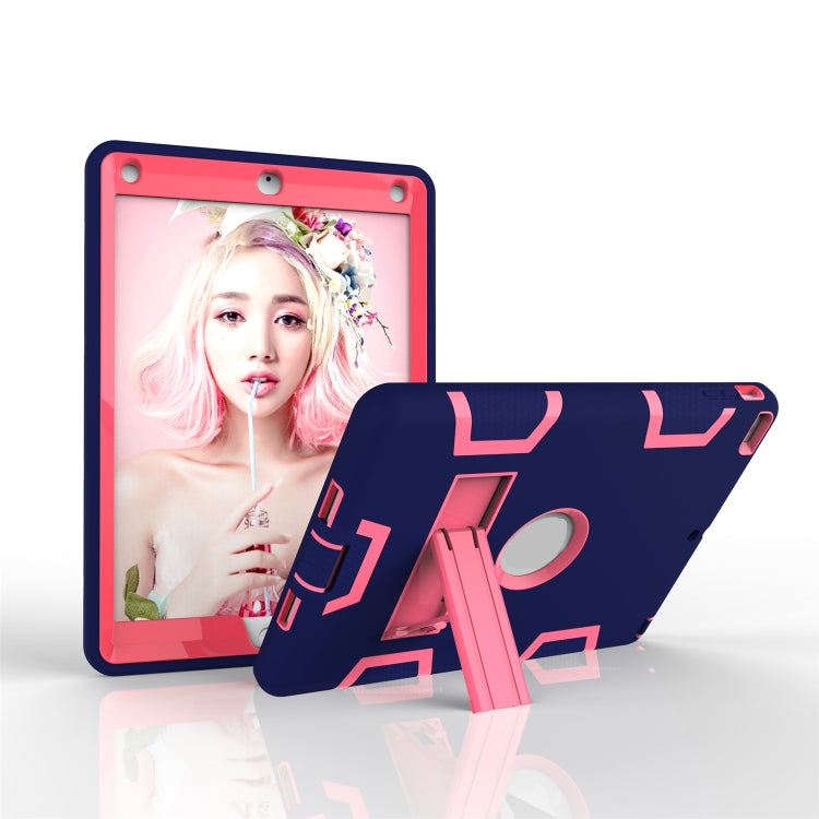 For iPad Air Shockproof PC + Silicone Protective Caseï¼Œwith Holder