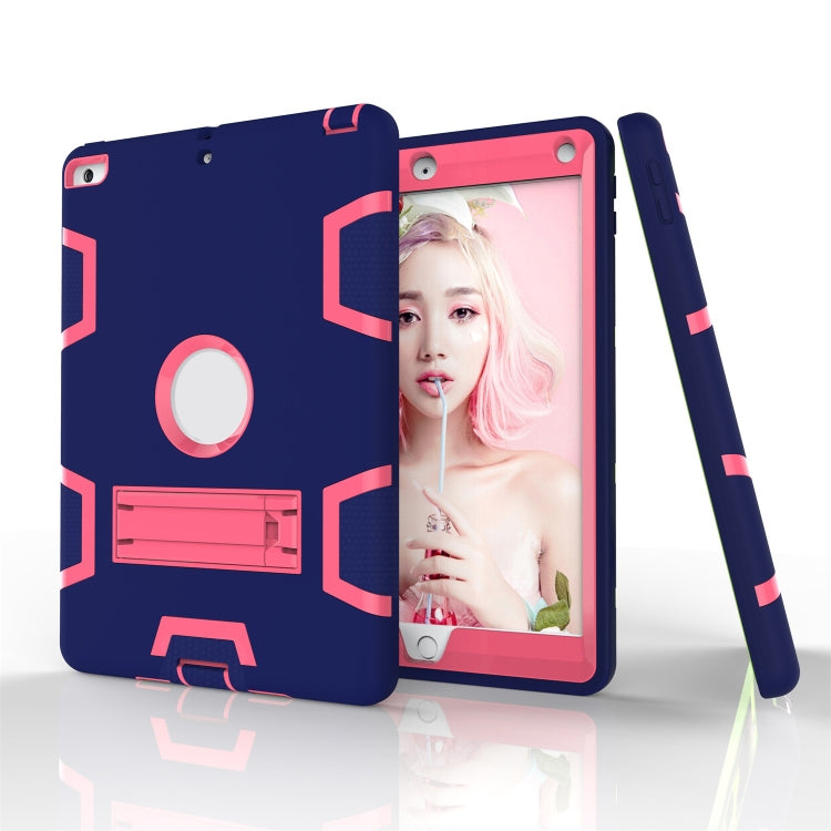 For iPad Air Shockproof PC + Silicone Protective Caseï¼Œwith Holder