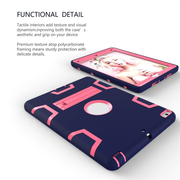 For iPad Air Shockproof PC + Silicone Protective Caseï¼Œwith Holder