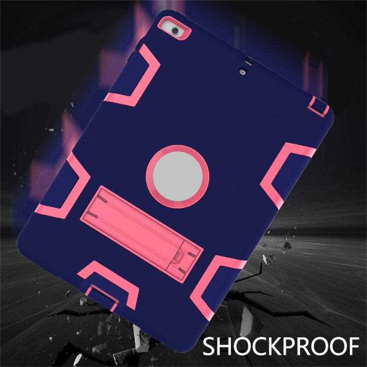 For iPad Air Shockproof PC + Silicone Protective Caseï¼Œwith Holder
