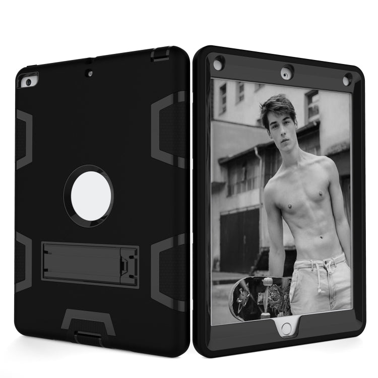 For iPad Air Shockproof PC + Silicone Protective Caseï¼Œwith Holder