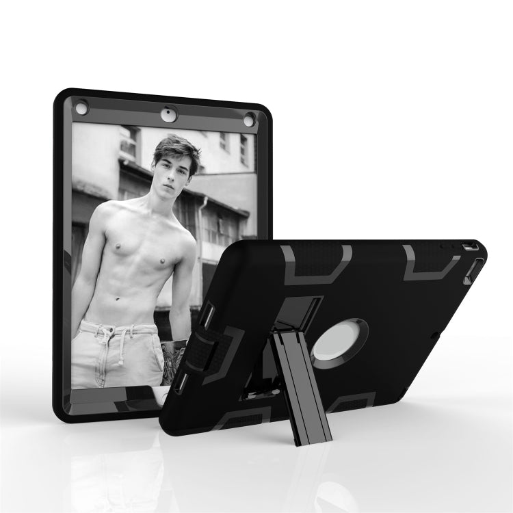 For iPad Air Shockproof PC + Silicone Protective Caseï¼Œwith Holder