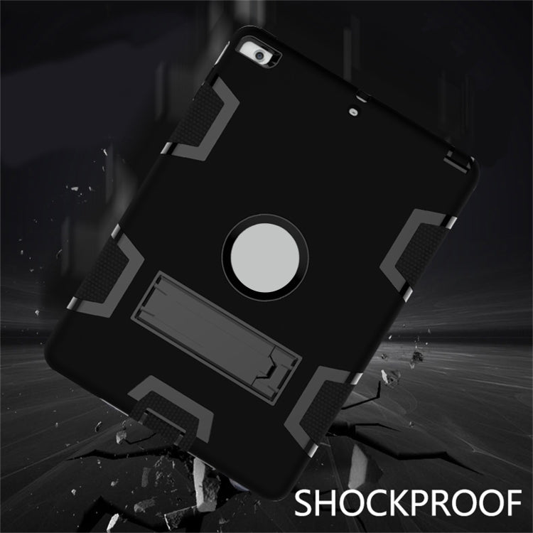 For iPad Air Shockproof PC + Silicone Protective Caseï¼Œwith Holder