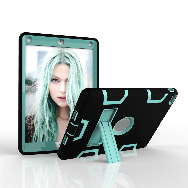 For iPad Air Shockproof PC + Silicone Protective Caseï¼Œwith Holder