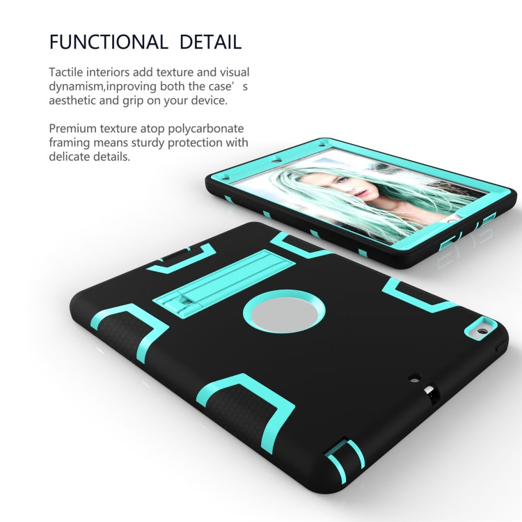 For iPad Air Shockproof PC + Silicone Protective Caseï¼Œwith Holder
