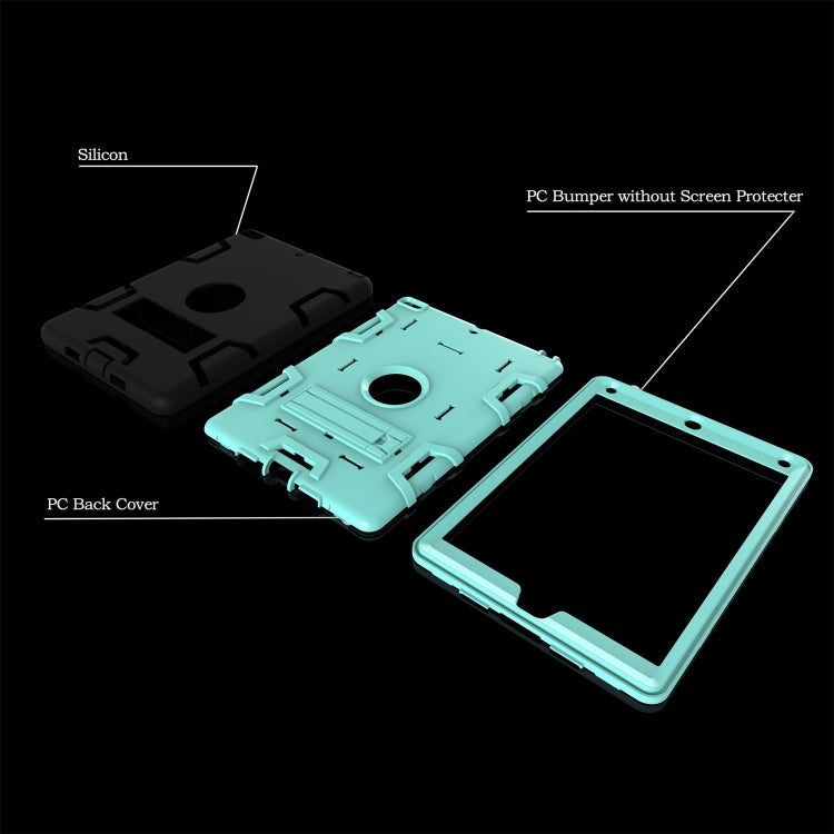 For iPad Air Shockproof PC + Silicone Protective Caseï¼Œwith Holder