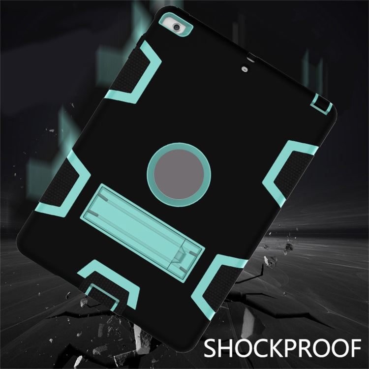 For iPad Air Shockproof PC + Silicone Protective Caseï¼Œwith Holder