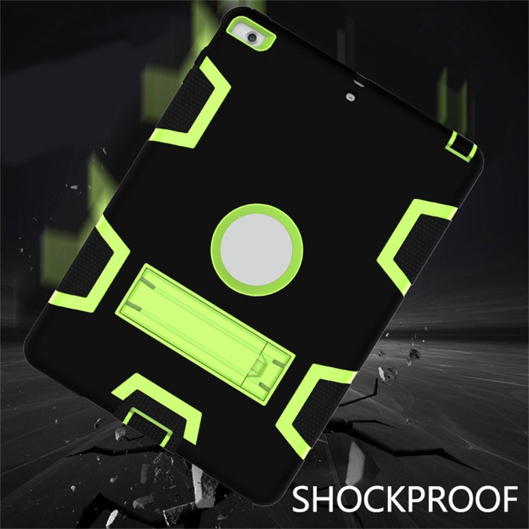 For iPad Air Shockproof PC + Silicone Protective Caseï¼Œwith Holder