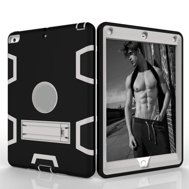 For iPad Air Shockproof PC + Silicone Protective Caseï¼Œwith Holder