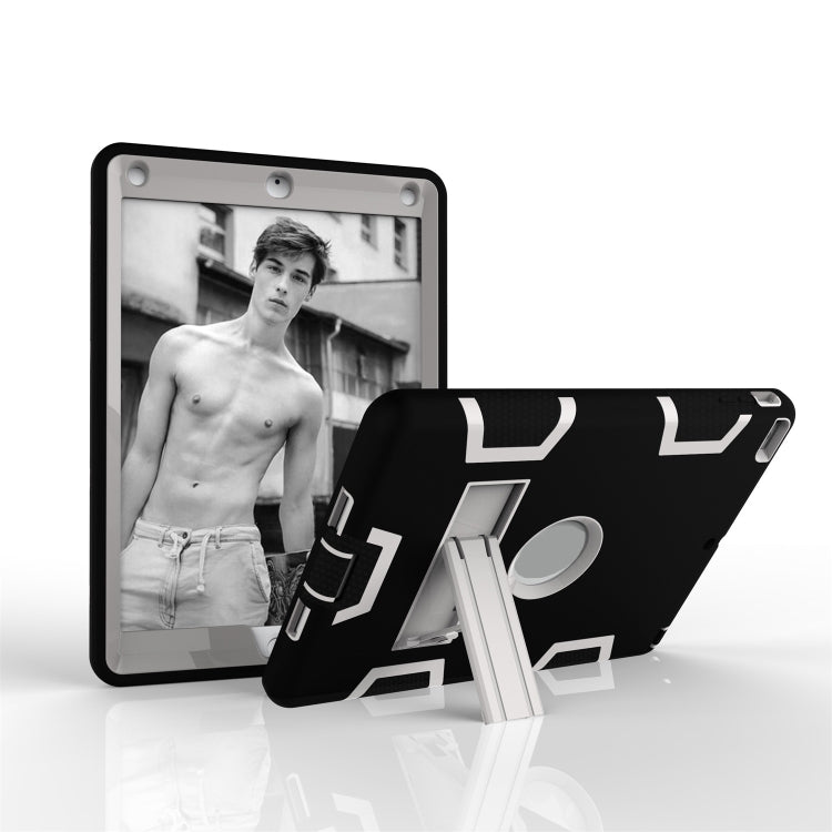 For iPad Air Shockproof PC + Silicone Protective Caseï¼Œwith Holder