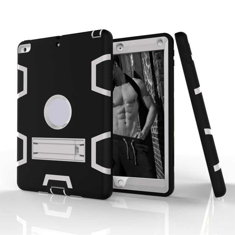 For iPad Air Shockproof PC + Silicone Protective Caseï¼Œwith Holder