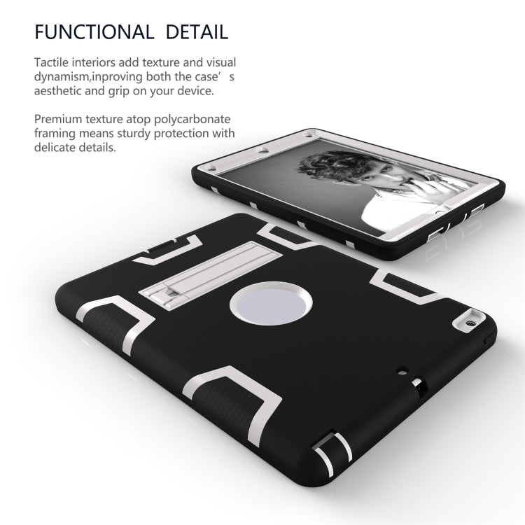 For iPad Air Shockproof PC + Silicone Protective Caseï¼Œwith Holder