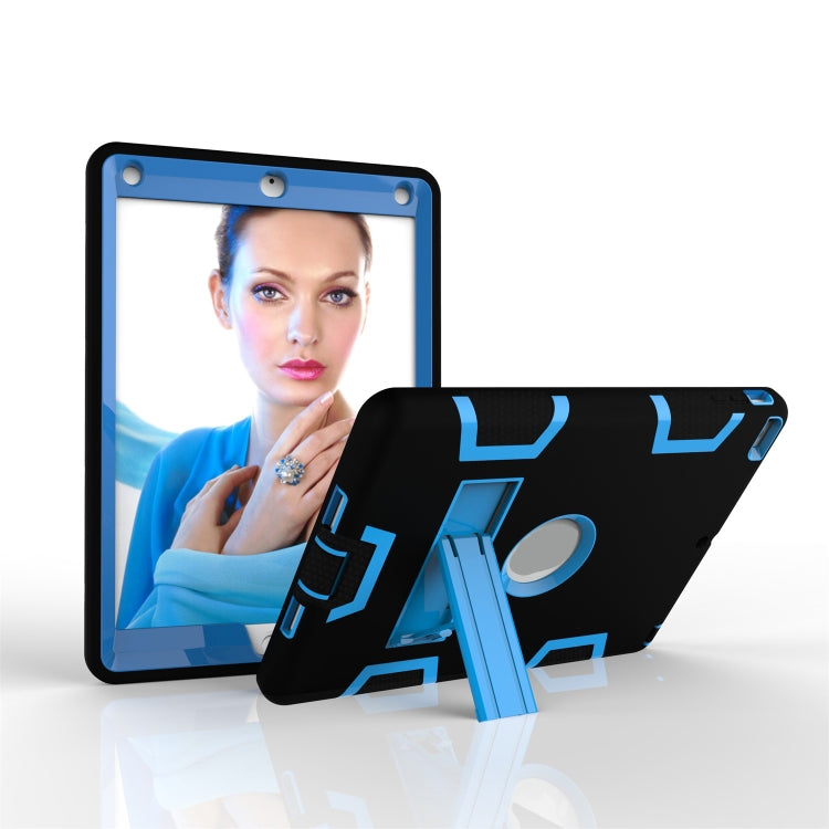 For iPad Air Shockproof PC + Silicone Protective Caseï¼Œwith Holder