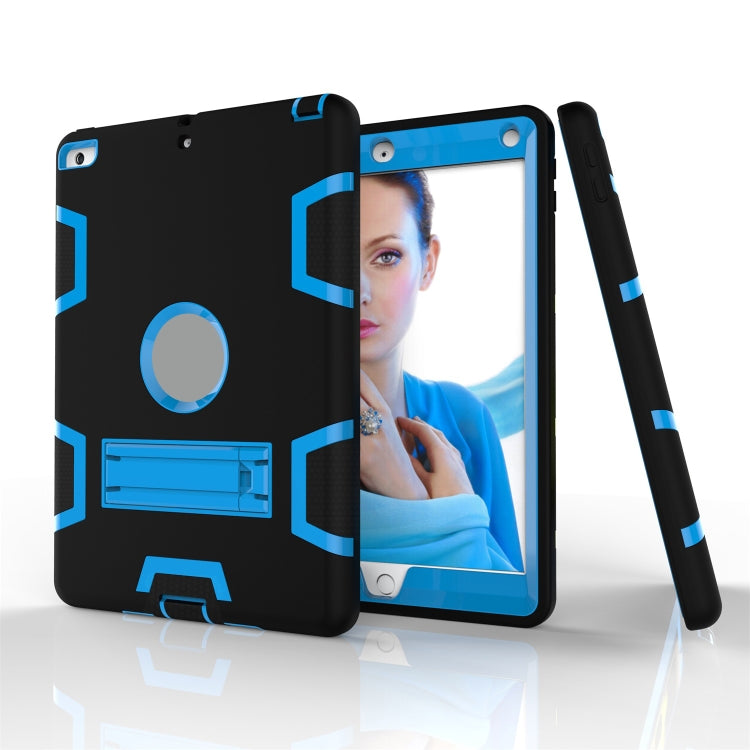 For iPad Air Shockproof PC + Silicone Protective Caseï¼Œwith Holder